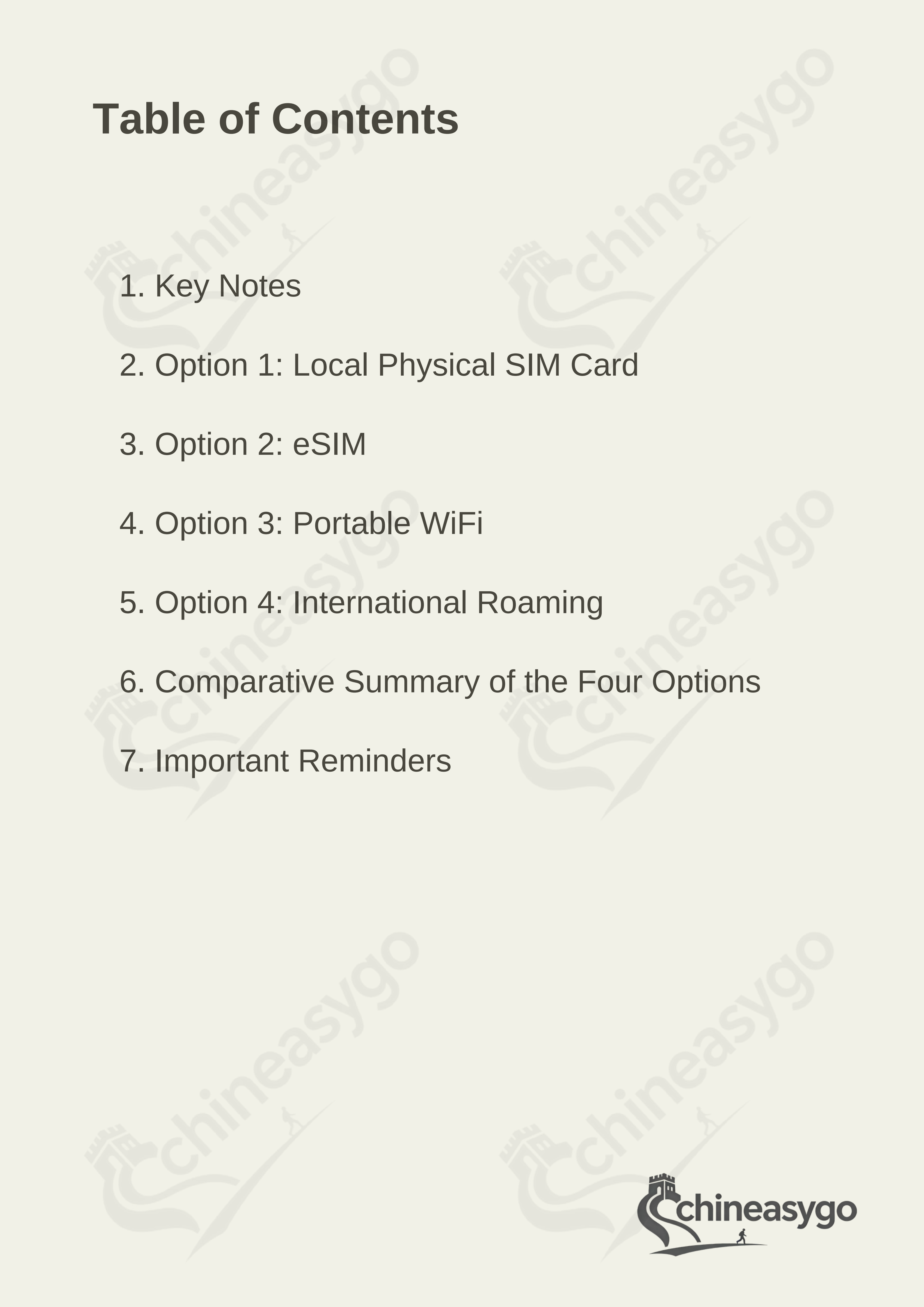 China Travel Guide: Mobile Network Connection