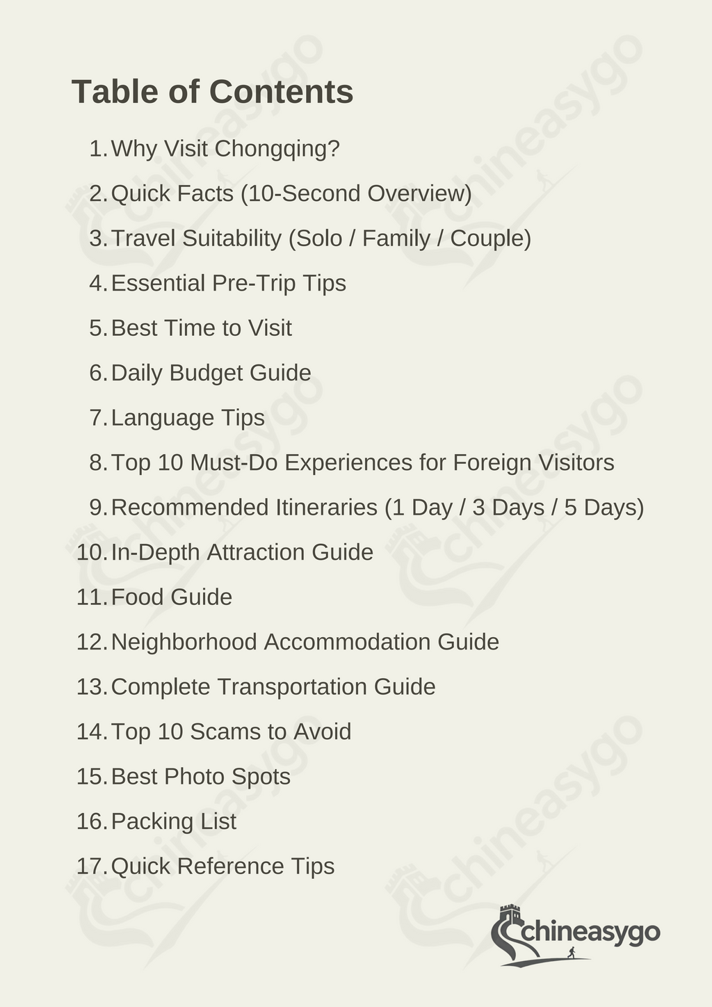 The Ultimate Chongqing Travel Guide 2026