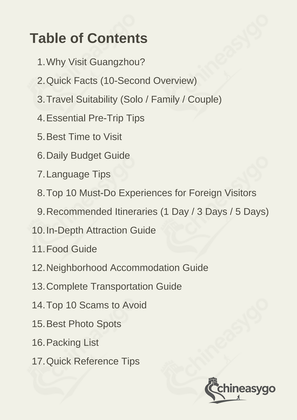 The Ultimate Guangzhou Travel Guide 2026